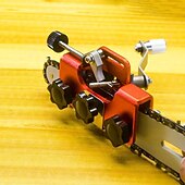 abordables accessoires de forage-dispositif d&#039;affûtage de chaîne de scie à chaîne - gabarit en acier inoxydable facile à utiliser pour un meulage de précision - outil d&#039;affûtage rapide et précis pour l&#039;entretien de la chaîne
