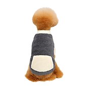 cheap Coats-Dog Cat Coat Jacket Fashion Casual Winter Warm Breathable Soft Washable Comfortable Casual Daily Dog Clothing for Bichon Frise Pomeranian Baby Pet Papillon Small