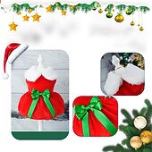 billiga julklappar till husdjur-Hund Katt Klänningar Julklappar till husdjur Mode Förtjusande Söt Stil Vinter Mjuk Tvättbar Bekväm Fest Jul Utomhus Ledigt / vardag Gång Bichon Frisé Pommeran valpen eller det lilla husdjuret Fjäril