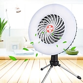 cheap Camping Lights-LED Camping Tent Light Outdoor Rechargeable Multifunctional Waterproof Fan Lamp Fishing Cooling Fan Lamp Portable Camping Light 3.7V