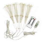 economico Striscie luci USB-luci di stringa di fuochi d&#039;artificio 480 led luci di natale per esterni impermeabile telecomando alimentato tramite usb vacanze in giardino matrimonio festa di natale decorazione della casa