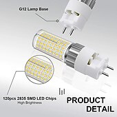 billiga LED-cornlampor-led majsljus 4st g12 valfritt 15w 20w 25w 2835smd 120led energisparlampa strålkastare varmvit naturvit vit hemfestlampa 85-265 v
