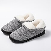 economico Pantofole da casa-scarpe da casa regolabili con pantofola da uomo per diabetici calde pantofole da casa comode con memory foam, pantofola alla caviglia da esterno per interni con suola in gomma, regali caldi per