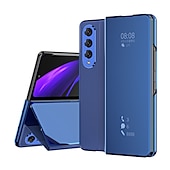 preiswerte Samsung-Handyhülle-Handy Hülle Handyhüllen Für Samsung Galaxy Z-Falte 6 Z Fold 5 Z Fold 4 Z Fold 3 Klappetui Shutzrahmen Magnetisch Ganzkörperschutz Einfarbig PC Metall