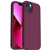 Χαμηλού Κόστους iPhone Θήκες-Θήκη τηλεφώνου για iPhone 16 iPhone 15 Pro Max Plus iPhone 14 13 12 11 Pro Max Mini X XR XS Max 8 7 Plus Θήκη Λιπαντικού Σιλικόνης Ανθεκτική σε Κραδασμούς Μονοχρωματική Σιλικόνη
