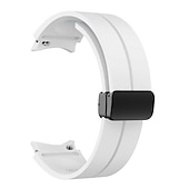 economico Cinturini per orologi Samsung-Cinturino per orologio  per Samsung Orologio 7/6/5/4 40/44mm, Orologio 5 Pro 45mm, Orologio 6 Classic 43/47mm, Orologio 4 Classic 42/46mm Silicone Sostituzione Cinghia 20mm Chiusura Magnetica