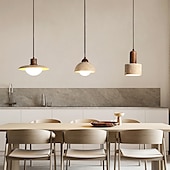 economico Luci a sospensione-lampada a sospensione a led finitura in metallo marmo regolabile mini lampade a sospensione in vetro per cucina sopra lavello, sala da pranzo bianco caldo 110-220v lampadina inclusa