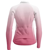 preiswerte Radtrikot Damen-Damen Radtrikot Hund Lustig Langarm Fahhrad Trikot Oberteil mit 3 Gesäßtaschen Mountainbike MTB Straßenradsport Schnelltrocknend Reflektierende Streifen Rückentasche Feuchtigkeitsableitend Sport Wei