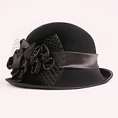 economico Fascinatori &amp; Cappelli-Cappello Vintage Retro Anni '50 Festa di San Valentino per Donne Derby Ascot Festival di Corse Cappello per Adulti Tutte le Stagioni