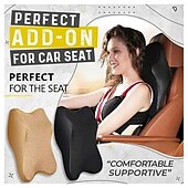 abordables Rellenos de almohadas-almohada para el cuello de espuma viscoelástica para el reposacabezas del coche