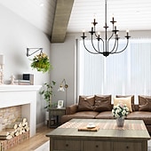 economico Modello a candelabro-Lampadario singolo design 73 cm metallo mini finiture verniciate tradizionale/classico country 220-240v