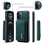 Недорогие Чехлы для iPhone-Чехол для телефона для iPhone 16e Apple iPhone 16 iPhone 15 Pro Max Plus iPhone 14 13 12 11 Pro Max Mini X XR XS Max 8 7 Plus чехол-кошелек с подставкой магнитный слот для карты однородный PU кожа