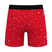 cheap Christmas Pajamas-Christmas Gift Boxer Briefs Underwear Men&#039;s Christmas Carnival Masquerade Christmas Eve Christmas Adults Party Christmas