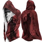 preiswerte Fleecejacke für Herren-Herren Wintermantel Fleecejacke Jacke Freizeitskleidung Urlaub Fleece-Futter Mit Taschen Bedruckt Vordertasche Herbst Winter Grafik-Drucke Strassenmode Brautkleider schlicht Kapuzenpullover Standard