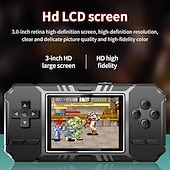 cheap Electronic Entertainment-Handheld Retro Game Console,Retro Portable Mini Handheld Game Console 8-Bit 3.0 Inch Color LCD Game Player Built-in 520 Games