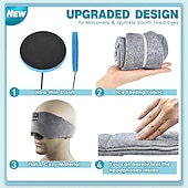 economico Cuffie on-ear e over-ear-Cuffie da sonno Bluetooth 5.2 mascherina per occhi traspirante e morbida 24 musica di rumore bianco cuffie per dormire mascherina auricolari per chi dorme di lato allenamento corsa insonnia viaggio