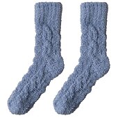 billige hjemmesokker-fleece sokker push for kvinner menn, varme myke fluffy sokker tykk kose sokk vinter jule sokker til kvinner