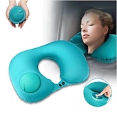 economico Imbottitura per cuscini-cuscino da viaggio per gonfiaggio cuscino per collo in tpu a forma di U per cuscino gonfiabile da viaggio