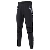 cheap Men's Shorts, Tights &amp; Pants-Arsuxeo Men's Solid Color Cycling Pants Bike Pants Bike Pants / Trousers Bottoms Form Fit Winter Mountain Bike MTB Road Bike Cycling Sports Thermal Warm Reflective Strips Wicking Stretchy Black