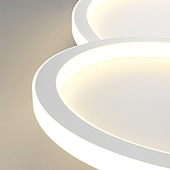 お買い得  フラッシュマウント＆セミフラッシュマウント-led シーリング ライト幾何学的形状フラッシュ マウント ライト金属天井装飾照明器具、50 cm led シーリング ライト サークル ラウンド デザイン、家庭用 led 照明器具&amp;amp; オフィス 110-240v
