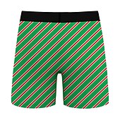 cheap Christmas Pajamas-Christmas Gift Boxer Briefs Underwear Men&#039;s Christmas Carnival Masquerade Christmas Eve Christmas Adults Party Christmas