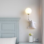 cheap Indoor Wall Lights-LED Wall Lamp Cartoon Balloon Bear Indoor Wall Light For Home Bedroom Bedside Indoor