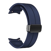 cheap Samsung Watch Bands-Watch Band for Samsung Galaxy Watch 7/6/5/4  40/44mm, Watch 5 Pro 45mm, Watch 6 Classic 43/47mm, Watch 4 Classic 42/46mm Silicone Replacement  Strap Magnetic Clasp Waterproof Adjustable Sport Band