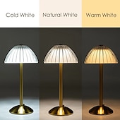 economico Lampade da tavolo-Lampada da tavolo a led ricaricabile bar ristorante vintage con porta di ricarica usb per illuminazione dimmer camera da letto