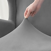 economico COPERTURA PRODURA E COPERCHIO SENZA ARGINE-copripoltrona elasticizzata con schienale alto copripoltrona bordeaux con fodera per cuscino di seduta copripoltrona con schienale alto in velluto spandex per sedia ikea strandmon
