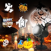 cheap Christmas Gift Lights-Christmas Projector Waterproof Remote Control 16 Patterns High-definition Projection Effects Indoor and Outdoor Festival Garden Decorative Lights Low Voltage Safety