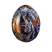 billiga trädgårdsskulpturer och statyer-lava drake ägg, drömkristall transparent drake ägg, drake ägg kristall, drake staty dekor, kristall transparent lava drake ägg harts handgjorda skulptur ornament souvenir