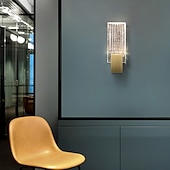 baratos Candeeiros de Parede de interior-luzes de parede led bolhas de cristal luzes de parede internas sala de estar quarto lâmpada de parede de metal