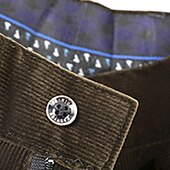 olcso alkalmi nadrág-Férfi Kordbársony Nadrág Téli nadrág Nadrág Alkalmi nadrág Zseb Egyenes lábbal Egyszínű Mokaszinok Meleg Napi Alkalmi Divat Utcai sikk Fekete Bor Magas derék Mikroelasztikus