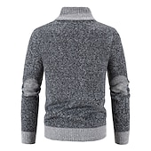 economico Maglioni Cardigan da uomo-Per uomo Cardigan Maglione Maglione da abito Maglione in pile A coste Maglia Corto Lavorato a maglia Color Block Regina Anna Top caldi Contemporaneo moderno Da tutti i giorni Per uscire Abbigliamento