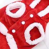 billiga julklappar till husdjur-Hund Katt Väst Julklappar till husdjur Förtjusande Stylish Vanlig Ledigt vardag Vinter Varm Mjuk Tvättbar Bekväm Jul Utomhus Ledigt / vardag Gång for Bichon Frisé Pommeran valpen eller det lilla