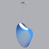 billige Pendellys-led pendel akryl metall malt finish 30cm nordisk minimalistisk design justerbar personlighet stue spisestue soverom tre led lysekrone hjemmeinnredning