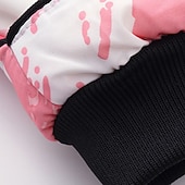 baratos Casaco de penas e parka para meninas-Infantil Para Meninas Plumagem camuflagem Moda Ao ar livre Algodão Casaco agasalhos 3-13 anos Inverno Preto Azul Roxo / Outono