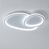 お買い得  フラッシュマウント＆セミフラッシュマウント-led シーリング ライト幾何学的形状フラッシュ マウント ライト金属天井装飾照明器具、50 cm led シーリング ライト サークル ラウンド デザイン、家庭用 led 照明器具&amp;amp; オフィス 110-240v