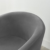 economico COPERTURA PRODURA E COPERCHIO SENZA ARGINE-copripoltrona in velluto, copripoltrona elasticizzato morbido rosso bordeaux per soggiorno e camera da letto, copripoltrona lavabile e sfoderabile, copripoltrona per arredamento casa