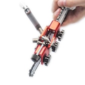 abordables accessoires de forage-dispositif d&#039;affûtage de chaîne de scie à chaîne - gabarit en acier inoxydable facile à utiliser pour un meulage de précision - outil d&#039;affûtage rapide et précis pour l&#039;entretien de la chaîne