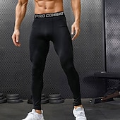 olcso Alj alja-férfi hosszú johns termál fehérnemű termikus nadrág tiszta színű harisnya / leggings napi edzőtermek poliészter termikus komfort nadrág elasztikus derék téli ősz fekete otthoni ruhák