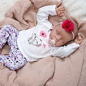 お買い得  リボーンドール-18インチ リボーンドール ベビー  幼児おもちゃ リボーン幼児ドール リボーンベビードール ボーイリボーンベビードール レヴィ 新生児 リアルライフギフト 手作り 無毒ビニールシリコンビニール 服付き クリスマスギフト