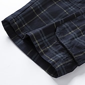 ieftine Clasic-Bărbați Pantaloni Scurți Cargo Pantaloni Scurți Σορτς πεζοπορίας Drept Buzunar Plisat Confort Respirabil Scurt Sport exterior Zilnic Ieșire Stilat Stil Clasic Negru Albastru piscină