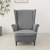 economico COPERTURA PRODURA E COPERCHIO SENZA ARGINE-copripoltrona elasticizzata con schienale alto copripoltrona bordeaux con fodera per cuscino di seduta copripoltrona con schienale alto in velluto spandex per sedia ikea strandmon
