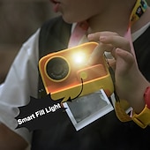 billiga Digitalkamera-barn instant print kamera värmeutskrift kamera 1080p hd digitalkamera med 3 rullar utskrift papper video foto för barn leksaker pojke flickor julklapp