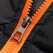 billiga Jackor och rockar för pojkar-Pojkar 3D Slät Kappa Långärmad Höst Vinter Aktiv Häftig Polyester Barn 4-13 år Dagligen Semester Normal