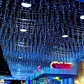 olcso Hálózatra csatlakoztatható elektronika-jégcsap csöpögő függönyfüzér tündéri lámpák 4m - 120 led karácsonyi kültéri ablakdíszek tündér karácsonyi kerti és parti dekorációhoz