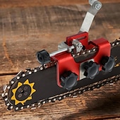 abordables accessoires de forage-dispositif d&#039;affûtage de chaîne de scie à chaîne - gabarit en acier inoxydable facile à utiliser pour un meulage de précision - outil d&#039;affûtage rapide et précis pour l&#039;entretien de la chaîne