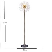 economico lampada da tavolo e da terra-Lampada Da Terra Elegante Lampada Da Terra Dente Di Leone Lampada Da Comodino Per Camera Da Letto