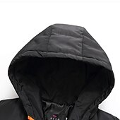 billiga Jackor och rockar för pojkar-Pojkar 3D Slät Kappa Långärmad Höst Vinter Aktiv Häftig Polyester Barn 4-13 år Dagligen Semester Normal